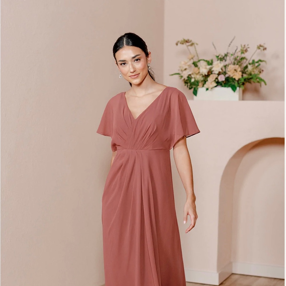Revelry Bridesmaid Gwen Chiffon Dress